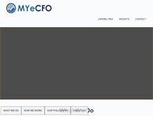 Tablet Screenshot of myecfo.com